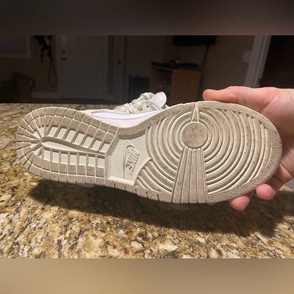 Women’s Nike Dunk Low Sail White Sneakers - Picture 9 of 10